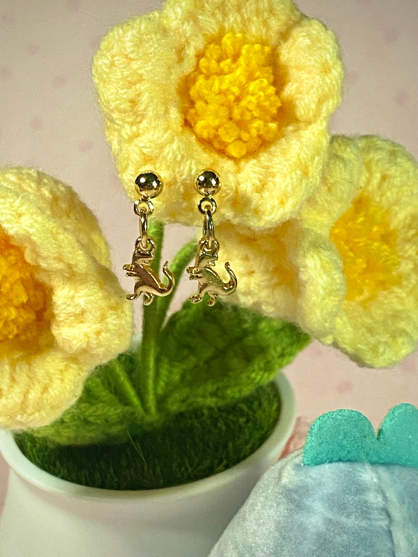 Gold Trex Earrings