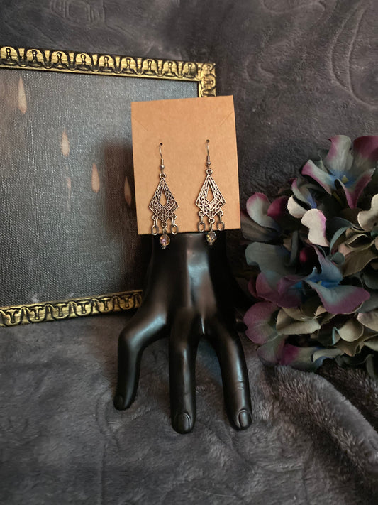 Metal Chandelier Earrings