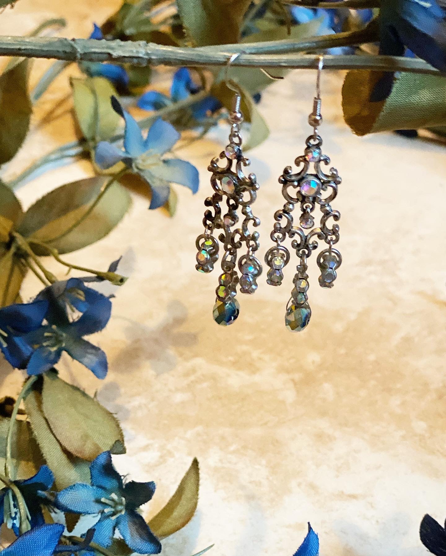 Sparkle, Dangle Chandelier Earrings