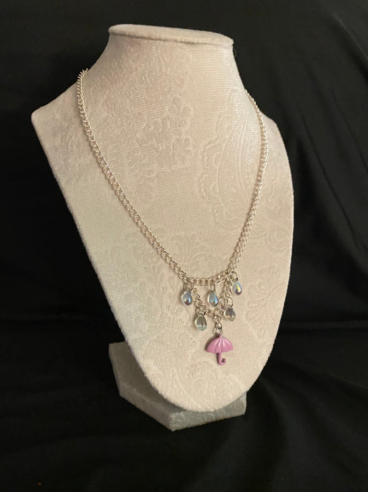 Rainy Day with an Umbrella Necklace