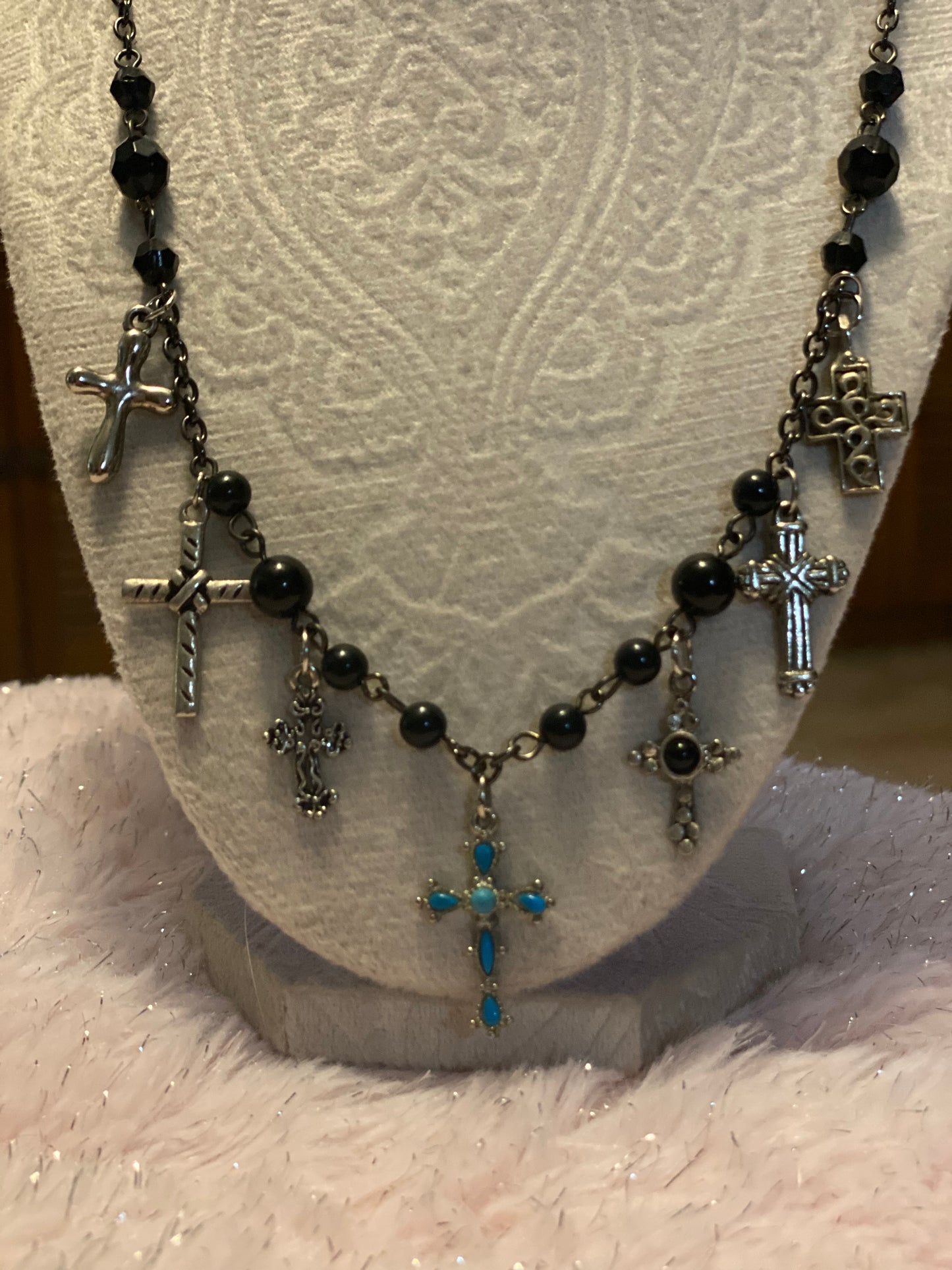 Small Crosses Necklace